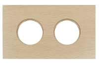 BIRONI Шедель Форест Бук Светлый бук Рамка 2-ая (скрытый монтаж)