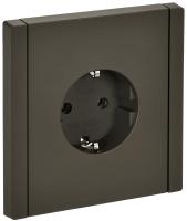 IEK FORTE&PIANO Серый Розетка с/з винтовое крепление 16А FP316