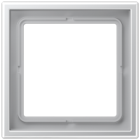 JUNG LS Нерж. сталь Рамка 1-ая термопласт (ударопрочный)