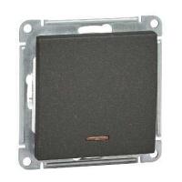 Systeme Electric Wessen 59 Черный бархат Выключатель 1-клавишный с подсветкой 10АХ