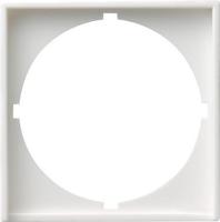 Gira System 55 Бел Накладка с вырезом для приборов с панелью 50*50 мм DIN 49 076