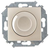 Simon 15 Шампань Светорегулятор поворотно-нажимной, 500Вт, 230В, винт.зажим Simon 15 Шампань Светорегулятор поворотно-нажимной, 500Вт, 230В, винт.зажим