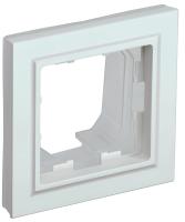 IEK BRITE Рамка 1-мест. IP44 РУ-1-БрЖ-44 жемч.
