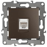 ЭРА 12-3107-13 Бронза Розетка информационная RJ45, IP20, 12