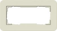 Gira E3 Песочный/Антрацит Рамка 2-ая без перегородки