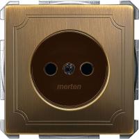 SE Merten SD Античная латунь Механизм розетки 16А без з/к с/шт