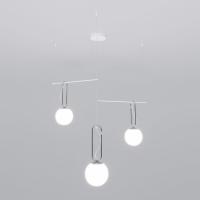 Подвесной светильник 70143/3 белый Eurosvet Riche