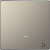 SE Merten D-Life Никель Клавиша с линзой для LED модуля, символ «звонок»