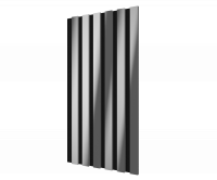 Комплект акуст.панелей, черный войлок, 600х300х19мм, рейки ЭКОПОЛИМЕР, хром/2шт