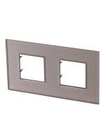 ABB NIE Zenit Стекло Брызги шампанского Рамка 2-я 2+2 мод