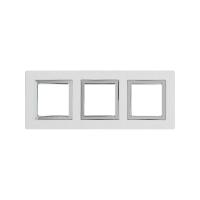 DKC Avanti Серый Алюминий Рамка 6 модулей