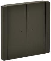 IEK FORTE&PIANO Серый Выключатель 2-кл с индикатором 10А FP306