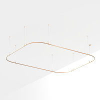 Основание ART-APRIORI-RECTANGLE-SOFT-HANG-4500x3500 (GD) (Arlight, IP20 Металл, 3 года)