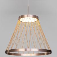 Подвесной светодиодный светильник 40016/1 LED коричневый Eurosvet Cesta