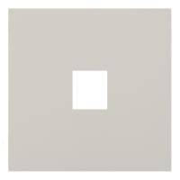 Лицевая панель для одиночной информационной розетки, лен (35441 LN)