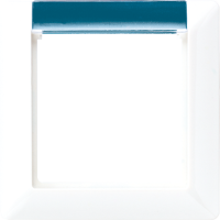 JUNG Рамка 1-кратная для вертикальной и горизонтальной установки белая