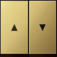 Gira S-55 Латунь Клавиша 2-ая жалюзийная