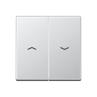 JUNG A 500 Алюминий Клавиша 2-ая жалюзийная