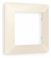 Рамка ALFA Line (Бежевый матовый) 1-ая AF110331