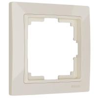 Рамка из поликарбоната на 1 пост Snabb Basic слоновая кость W0012003