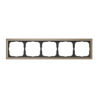 Systeme Electric ArtGallery Pure Органическое стекло Шампань Рамка 5-ая