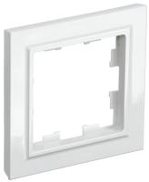 IEK BRITE Рамка 1-мест. РУ-1-БрБ бел.