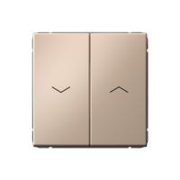 Systeme Electric ArtGallery Песочный Выключатель 2-клавишный для жалюзи, 2х сх.4, 10А, механизм