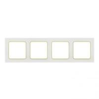 EKF PROxima Стокгольм Белый Линия зеленая Рамка 4-ая