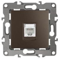 ЭРА 12-3105-13 Бронза Розетка телефонная RJ11, IP20, 12