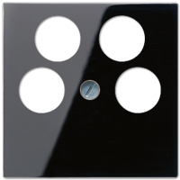 JUNG Крышка для SAT-TV-розетки с 4-мя гнездами черный