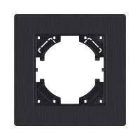 Рамка 1-постовая, черный матовый Kollinger Eleganz Plex EP1BM