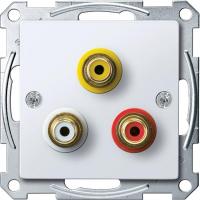 SE Merten SM Механизм аудио/видео розетки (MTN4351-0325)