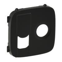 Legrand Valena ALLURE Антрацит Накладка розетки TV-RJ45