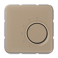 JUNG комнатный термостат, золотая бронза