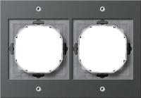 Gira TX-44 Антрацит Рамка 2-ая