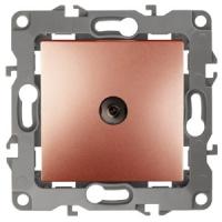 ЭРА 12-3101-14 Медь Розетка TV одиночная, IP20, 12