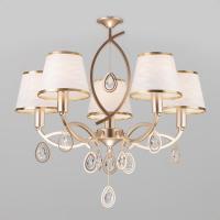 Классическая люстра 60091/5 перламутровое золото Eurosvet Salita Классическая люстра 60091/5 перламутровое золото Eurosvet Salita