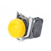 Systeme Electric Кнопка SB4 в сборе модульная 22мм выступающая желтая с возвратом металл 1НО