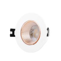 DK3061-WBR Встраиваемый светильник, IP 20, 10 Вт, GU5.3, LED, белый/бронзовый, пластик