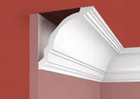Карниз KX004, 117х118, 2000мм, Экополимер/8 Карниз KX004, 117х118, 2000мм, Экополимер/8