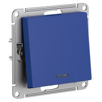 SE AtlasDesign Аквамарин Переключатель 1-клавишный с подсветкой, сх.6а, 10АХ, механизам