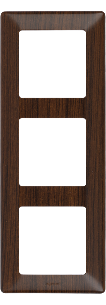 Legrand Valena LIFE Темное дерево Рамка 3-ая