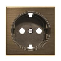 ABB SKY Античная латунь Накладка для розетки Schuko