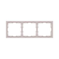 Рамка 3-постовая, кашемир матовый Kollinger Eclipse EC3CM