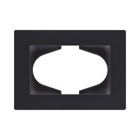 Рамка для двойной розетки, черный матовый Kollinger Aspekt AT120BM