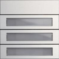 Gira Модуль кнопок вызова System 106 3-местн.