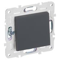 IEK SKANDY Графит Выключатель 1-клавишный перекрестный 10А SK-V03G