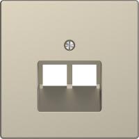 SE Merten D-Life Сахара Накладка центральная для розетки 2-ной RJ45