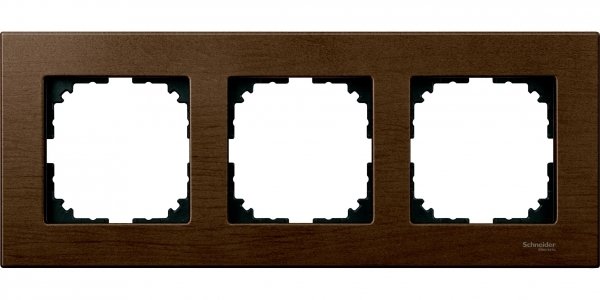 SE Merten SM M-Elegance Орех Рамка 3-ая