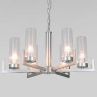 Подвесная люстра 60133/6 серебро Eurosvet Arganie